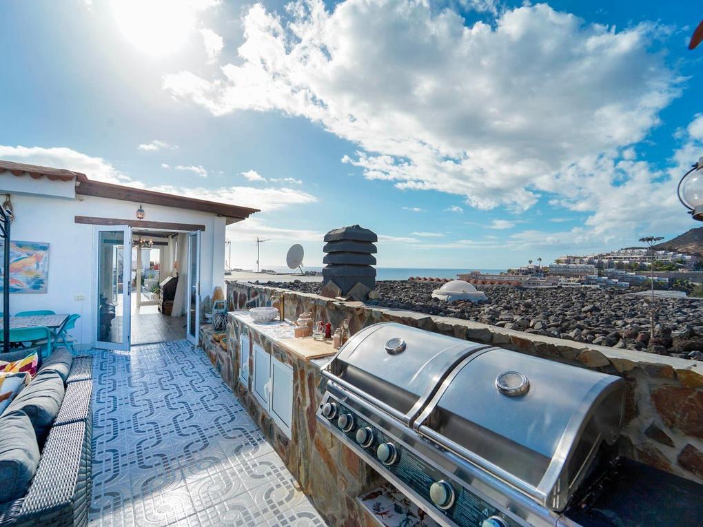 Terrasse : Bungalow zu kaufen in Caideros,  Patalavaca, Los Caideros, Gran Canaria  mit Meerblick : Ref 05669-CA