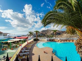 Schwimmbad : Bungalow zu kaufen in Caideros,  Patalavaca, Los Caideros, Gran Canaria  mit Meerblick : Ref 05669-CA